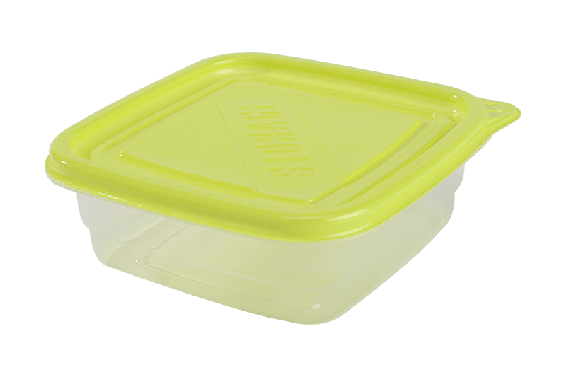 Boîte de conservation carrée écologique pour aliments frais 591ML