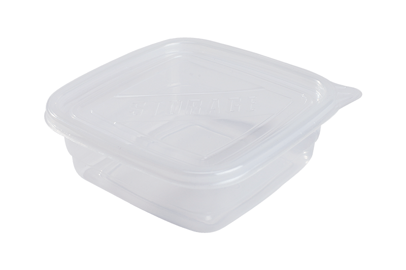 Boîte de conservation carrée écologique pour aliments frais 591ML